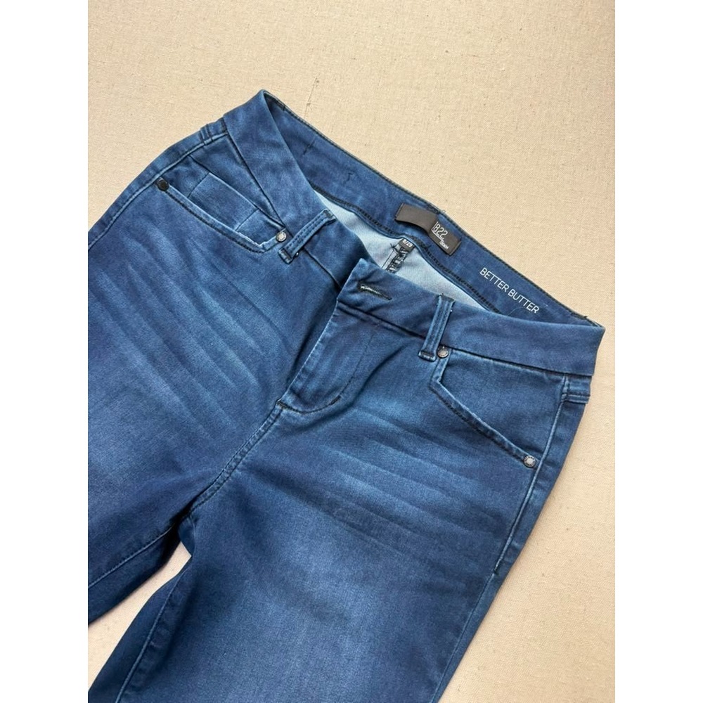 1822 Denim Better Butter Women's Skinny Jeans Size 8/29 Blue [A180]